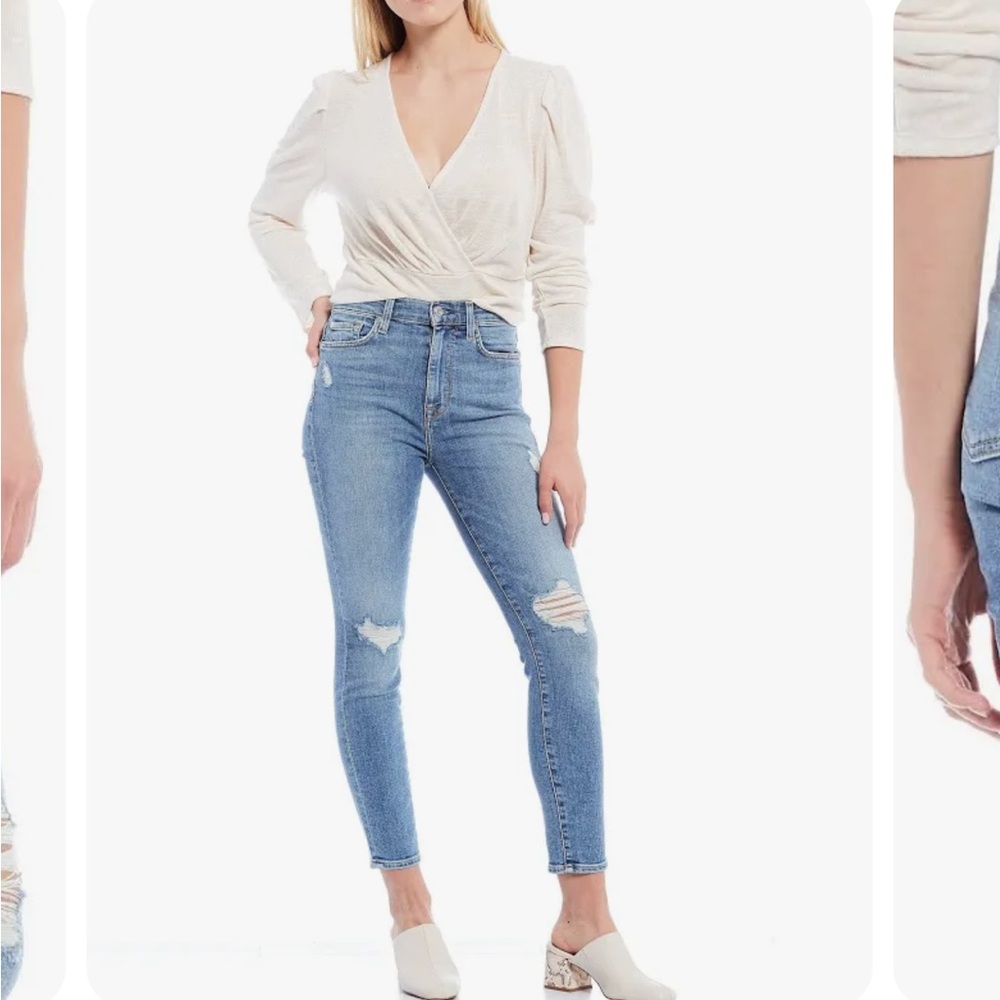 7 for all mankind distressed jeans